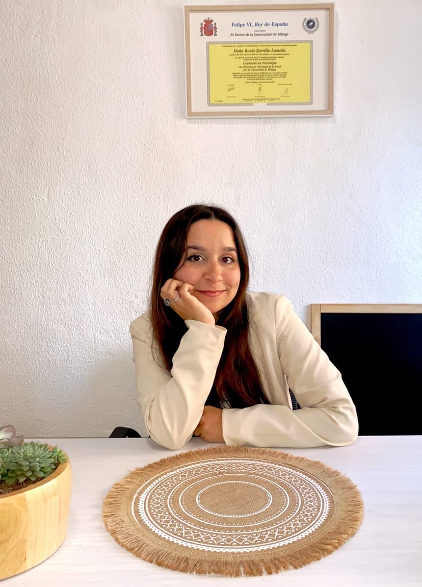 Rocío Zorrilla Lomeña en contexto profesional informal